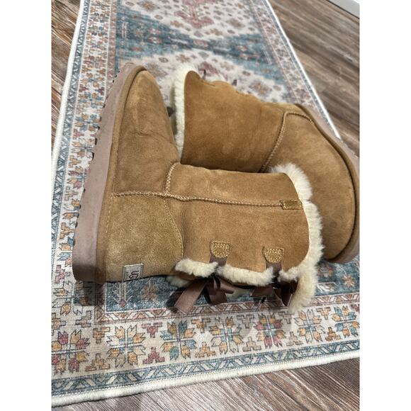Ugg Bailey bow ii chestnut women’s size 8 - Picture 7 of 13
